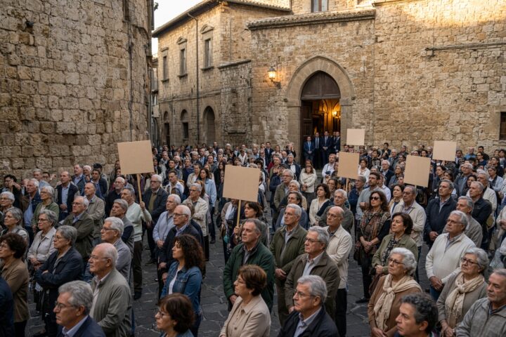 Protest in Orvieto richtet sich gegen Vannaccis neofaschistische Rhetorik