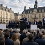 Les Patriotes veranstalteten in Arras einen prorussischen Protest gegen Sanktionen