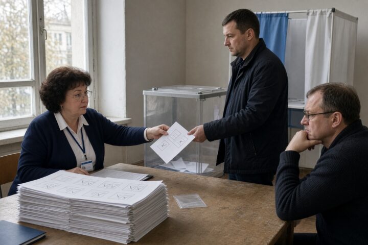Im russischen Wahlprozess wurden vorab markierte Stimmzettel ausgegeben