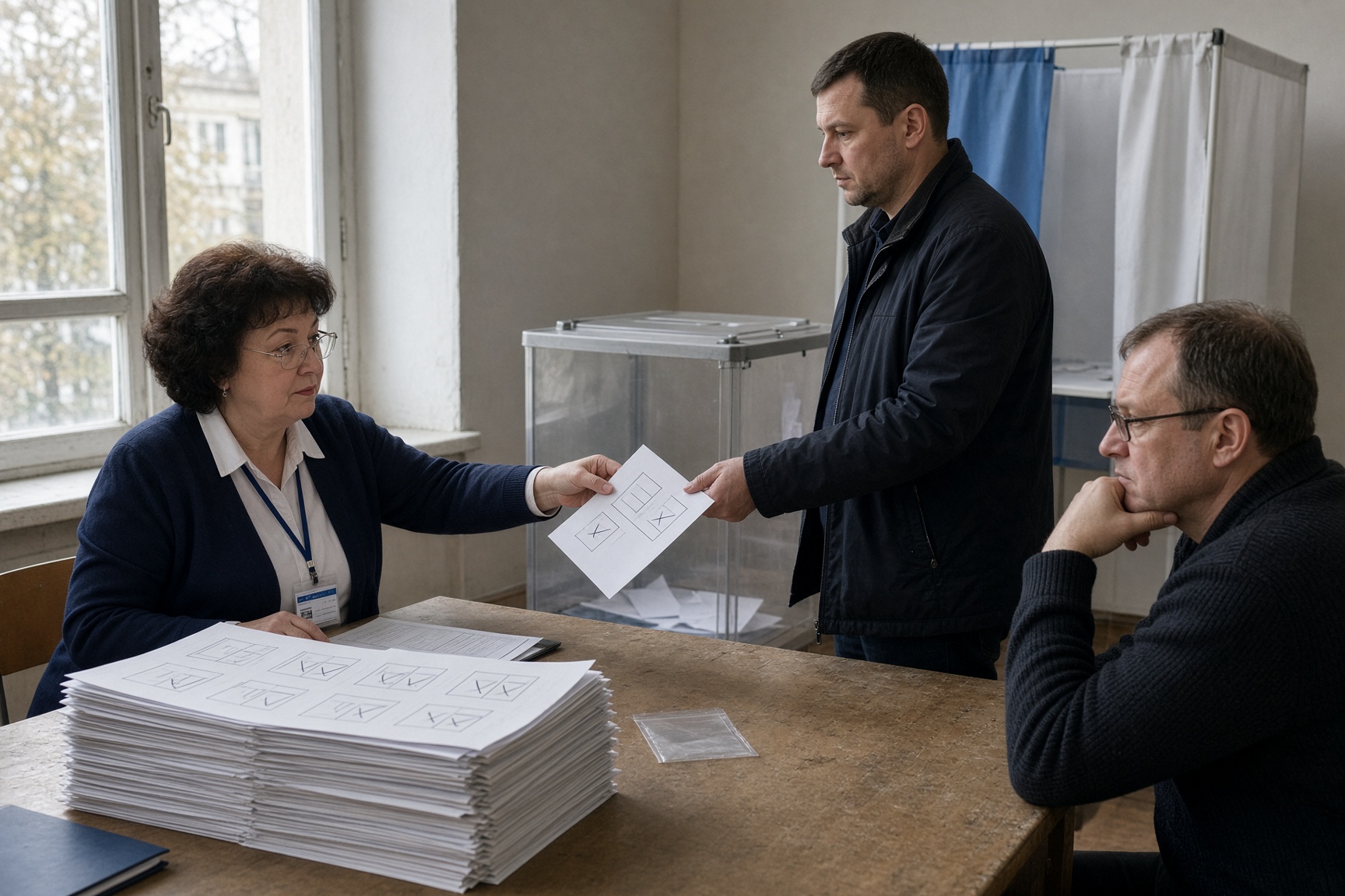 Im russischen Wahlprozess wurden vorab markierte Stimmzettel ausgegeben