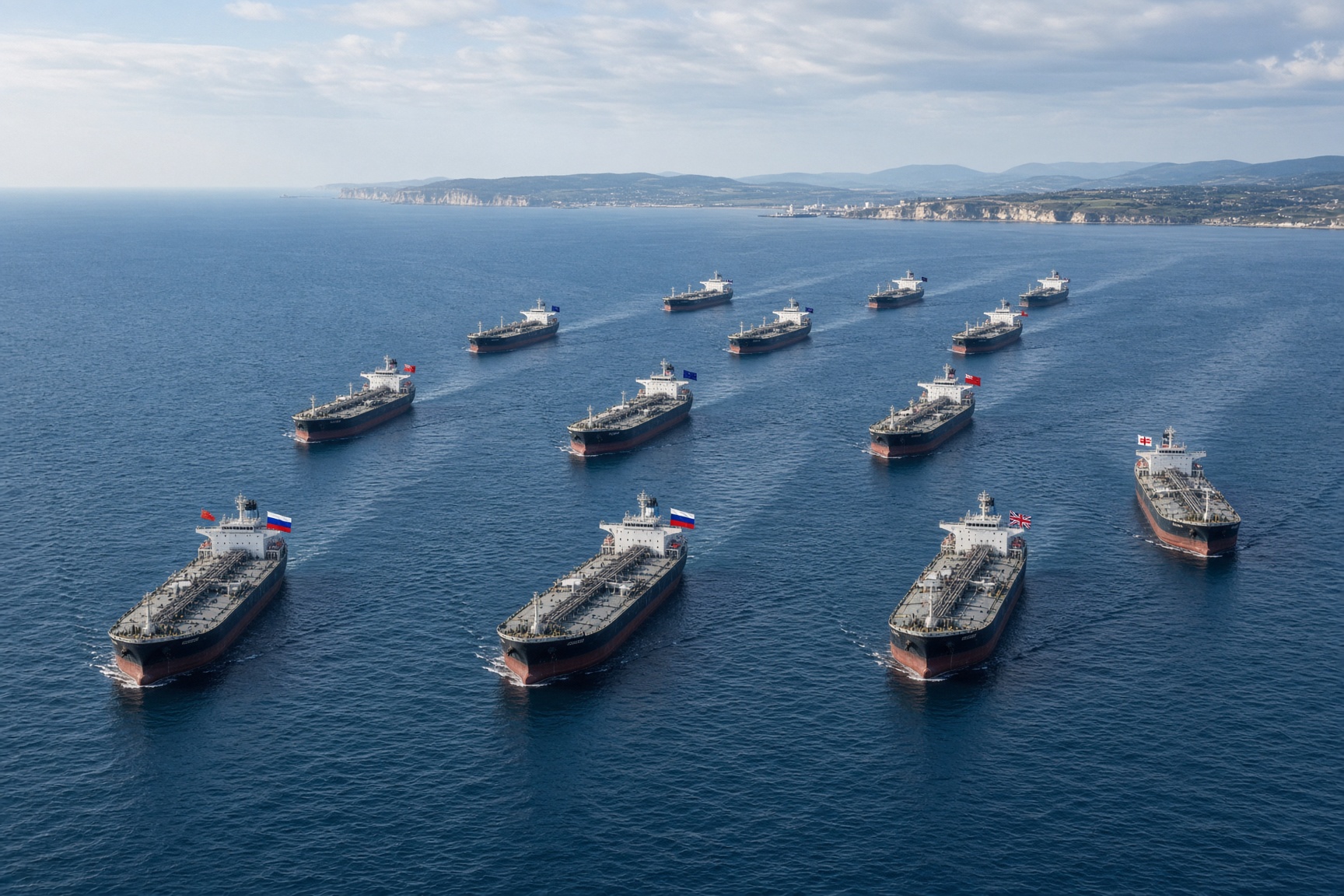 Elf russische Öltanker passierten den Ärmelkanal trotz Sanktionen mit Ladung für eine Milliarde Dollar