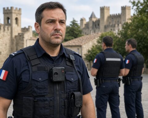 Frankreichs Nationale Sammlungsbewegung schloss Polizisten nach extremistischen Äußerungen aus